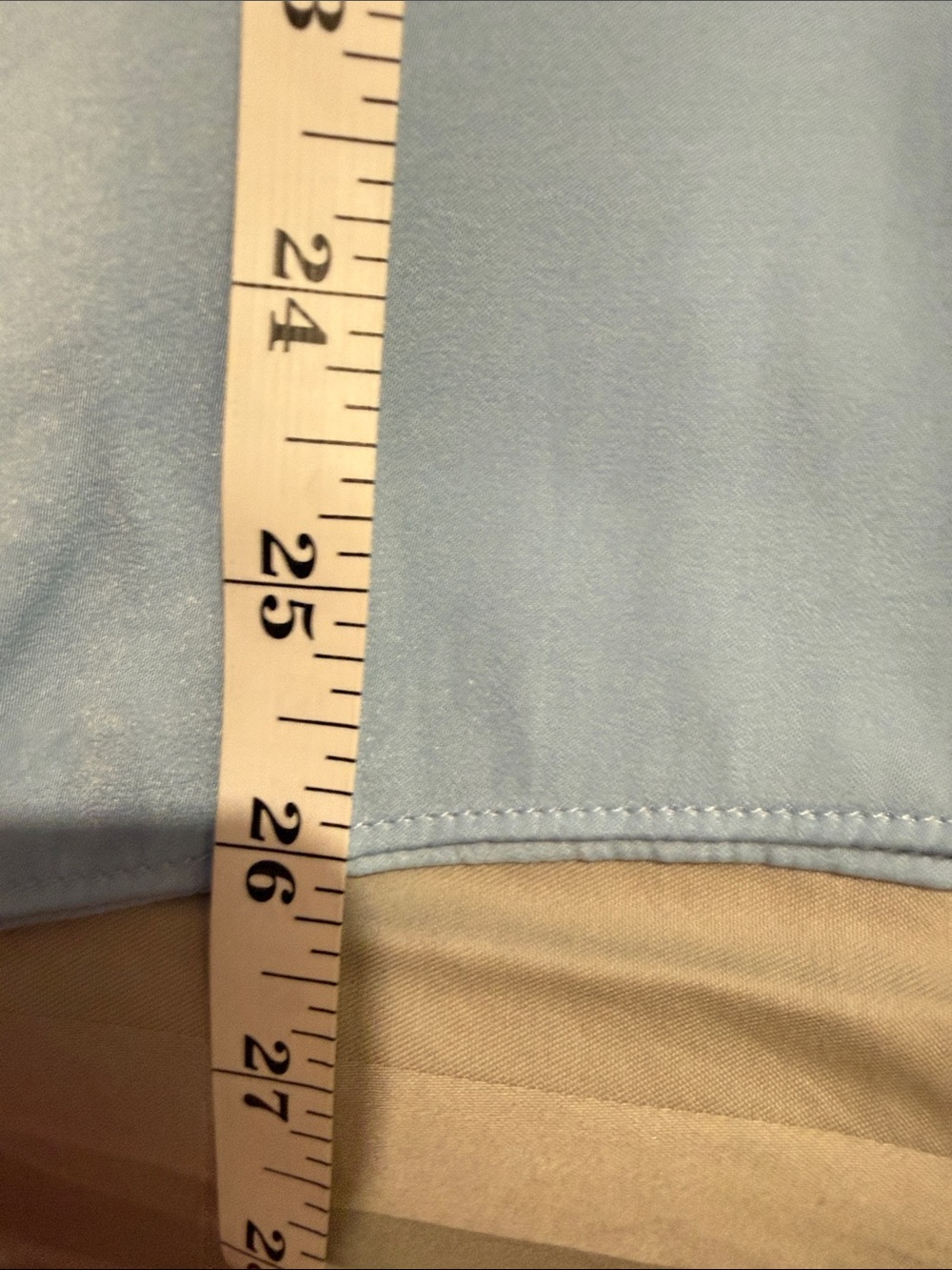 T Tahari Light Blue Tie-Neck Ruffle Sleeve Blouse - Picture 14 of 14